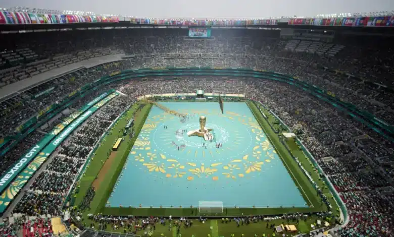 inauguración del mundial se vivió entre música y baile. foto reuters