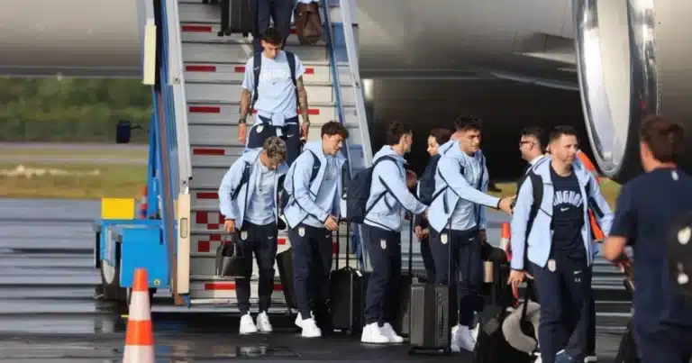 la selección de uruguay ya está en méxico para iniciar su concentración mundialista