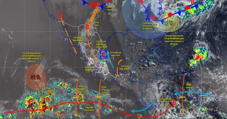 lluvias intensas azotarán guerrero prevén precipitaciones muy fuertes en 10 estados este lunes