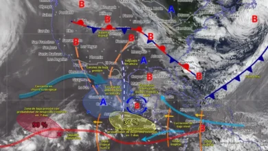 temporal de lluvias azotará al sur, sureste y la península de yucatán