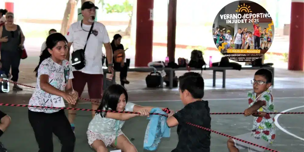 Arranca Curso de Verano del INJUDET con más de 400 niños en la Ciudad Deportiva (Facebook INJUDET)