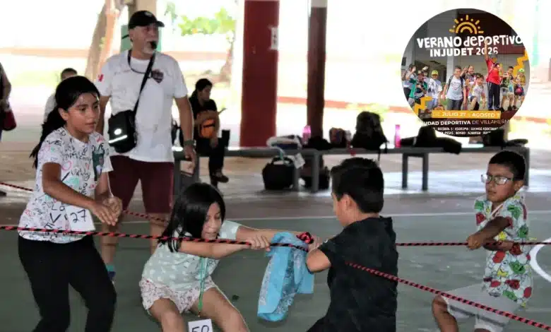 Arranca Curso de Verano del INJUDET con más de 400 niños en la Ciudad Deportiva (Facebook INJUDET)