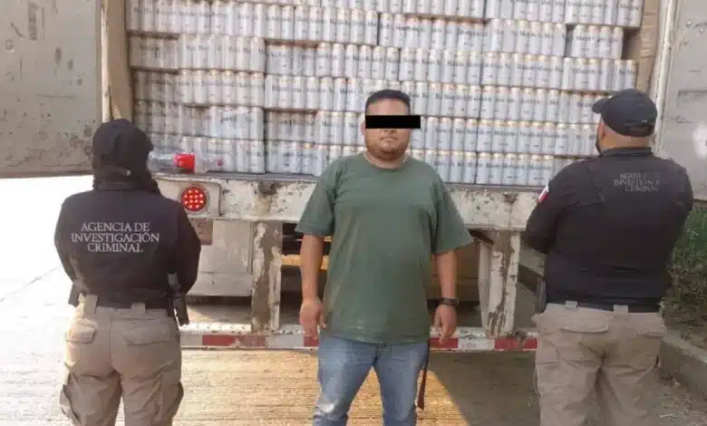 Aseguran 48 mil latas de cerveza ilícita