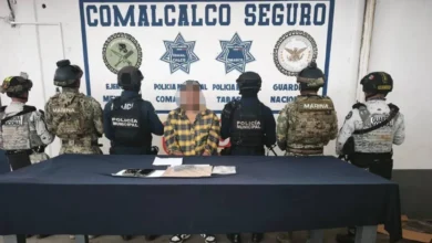 capturan a presunto infractor armado en comalcalco