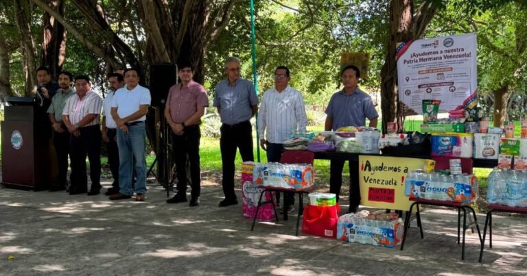 el corazón de los tabasqueños se vuelca hacia venezuela