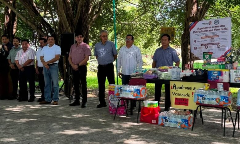 el corazón de los tabasqueños se vuelca hacia venezuela