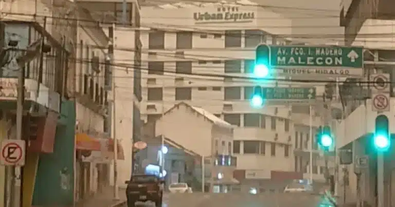 lluvias intensas, descargas eléctricas y fuertes rachas de viento (Foto de cortesía)
