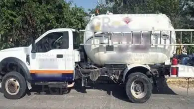 fgr asegura pipa con 2,800 litros de gas l.p.
