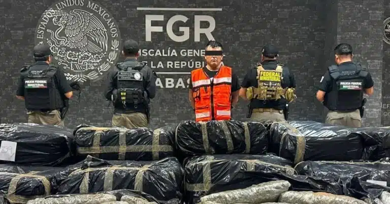 golpe al narcotráfico en tabasco caen más de 1.2 toneladas de marihuana