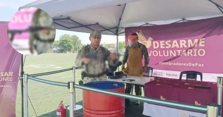 Instalarán otro módulo de desarme voluntario