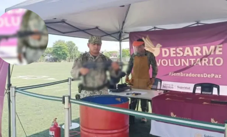 Instalarán otro módulo de desarme voluntario