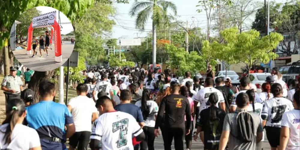 Más de mil 500 tabasqueños corren por el 7º aniversario de la GN