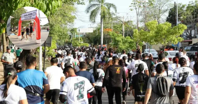 Más de mil 500 tabasqueños corren por el 7º aniversario de la GN