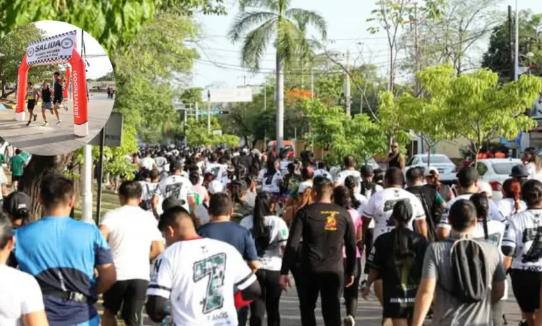 Más de mil 500 tabasqueños corren por el 7º aniversario de la GN