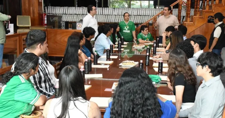 pvem lleva simulación legislativa al congreso de tabasco