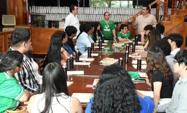 pvem lleva simulación legislativa al congreso de tabasco