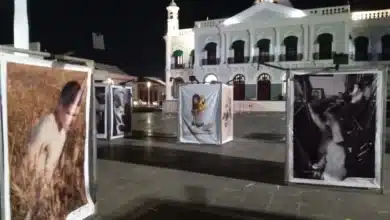 plaza de armas se transforma en un lienzo