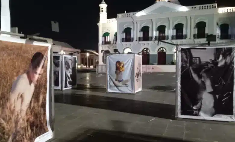 plaza de armas se transforma en un lienzo