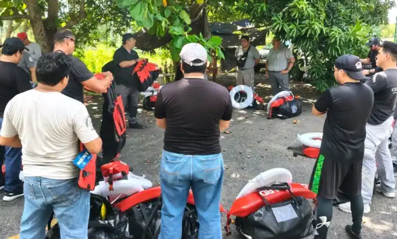prepara a élite de rescate ante emergencias hídricas en tabasco