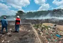 Controlan incendio en estación de transferencia de Centro 