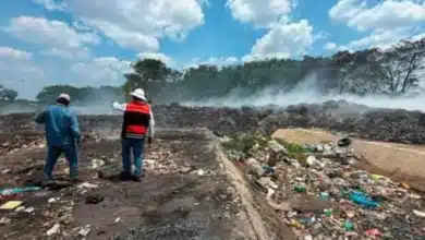 Controlan incendio en estación de transferencia de Centro