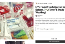 basura de la boda de taylor swift se vuelve objeto de colección y se agota en internet