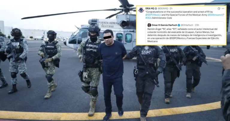 dea reconoce a méxico por captura de ‘r1’, señalado por caso carlos manzo