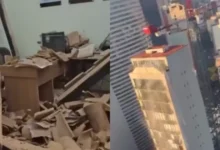 Sismo en Sinaloa deja daños en edificios, videos muestran momento exacto (Fotos de internet)
