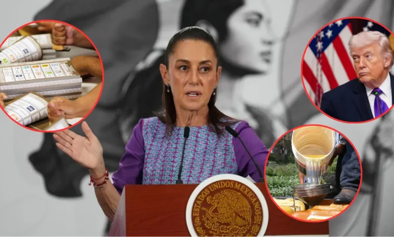 Claudia Sheinbaum, principales temas de la mañanera de hoy (Fotos de internet)