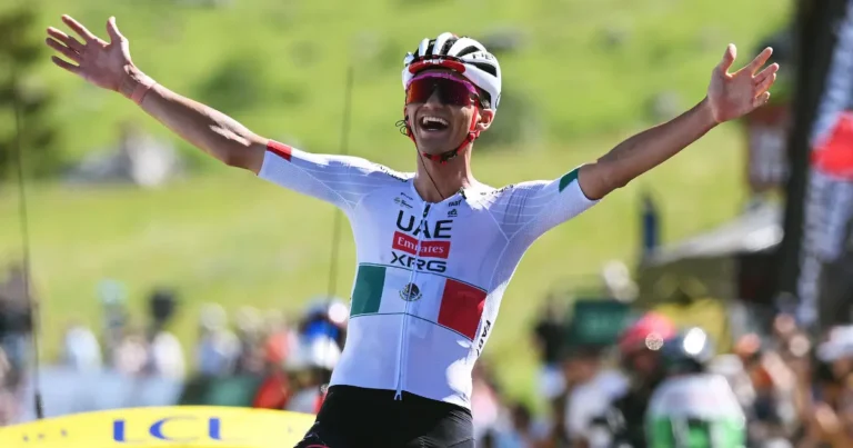 Isaac del Toro gana segunda etapa del Tour de Francia 2026 (Foto de Getty Images)