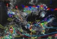 Pronóstico del clima: se formó la tormenta tropical Elida, lluvias se intensifican (Imagen de Conagua)