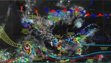 Pronóstico del clima: se formó la tormenta tropical Elida, lluvias se intensifican (Imagen de Conagua)