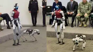 Presentan a CeCi y K5, robots asistentes del C5 en Edomex (Fotos de internet)