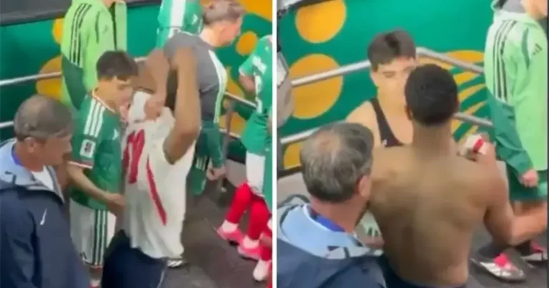 gilberto mora y jude bellingham protagonizan emotivo intercambio de playeras tras méxico vs inglaterra