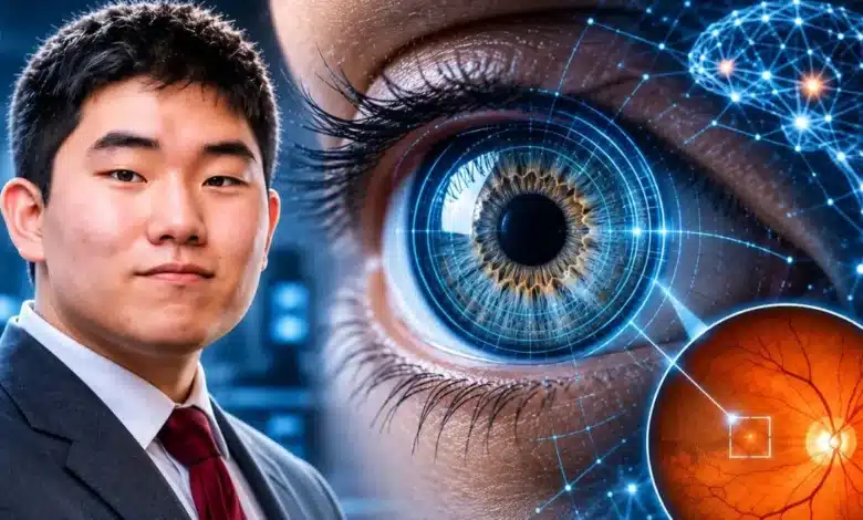 joven de 17 años crea ia para detectar autismo y tdah con imágenes del ojo