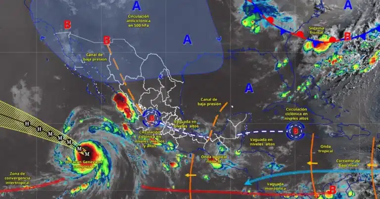 lluvias fuertes seguirán en campeche y veracruz este domingo