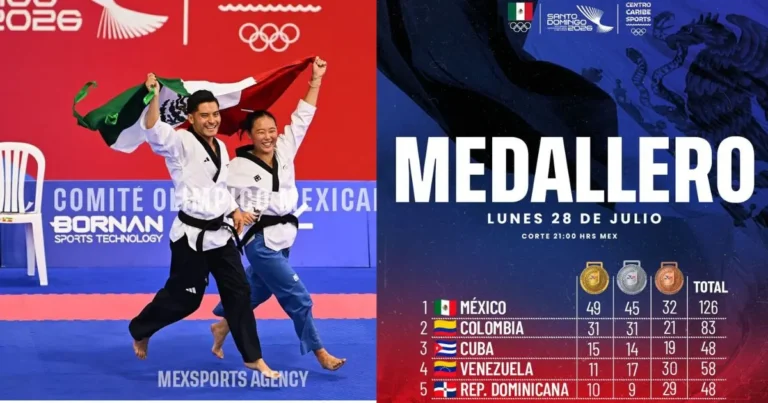 méxico domina santo domingo 2026 supera las 100 medallas y roza las 50 de oro