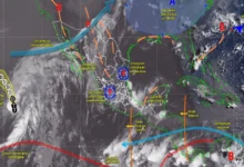 pronóstico del clima prevén lluvias muy fuertes en ocho estados y chubascos en gran parte de méxico