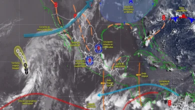 pronóstico del clima prevén lluvias muy fuertes en ocho estados y chubascos en gran parte de méxico