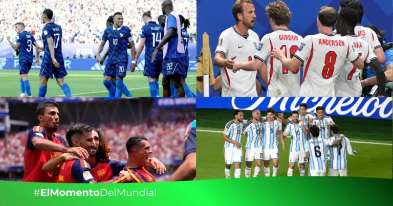 Rumbo a la gloria Quedan definidos los cruces, fechas y sedes de los cuartos de final en la Copa del Mundo (Fotos EspecialesCortesías)