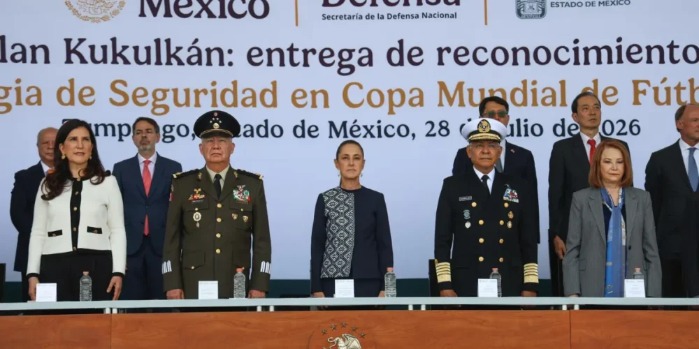 sheinbaum reconoce a participantes del plan kukulkán por la seguridad durante el mundial 2026