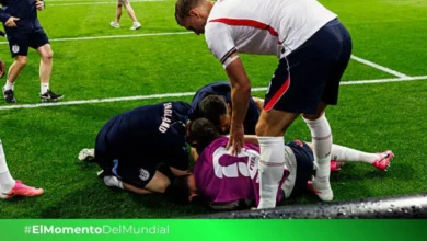 video completo jordan henderson se fractura el brazo al celebrar la victoria de inglaterra sobre méxico