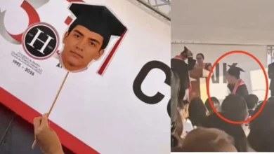 video gil mora llegó justo a tiempo para graduarse de preparatoria