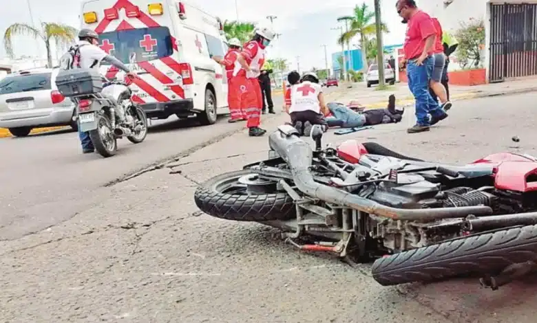 accidentes de moto saturan emergencias