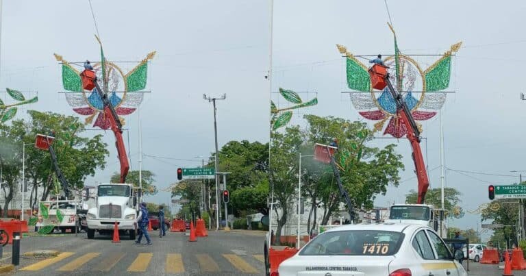 El Ayuntamiento de Centro enciende el orgullo mexicano en Paseo Tabasco
