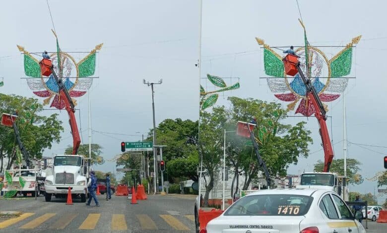 El Ayuntamiento de Centro enciende el orgullo mexicano en Paseo Tabasco