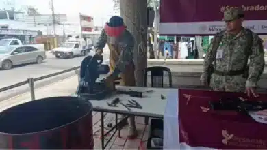 Pagan más de 1.7 mdp por retirar 78 armas de las calles de Centro (Foto de cortesía)