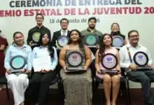 Entrega del Premio Estatal de la Juventud 2026 (Foto de cortesía)