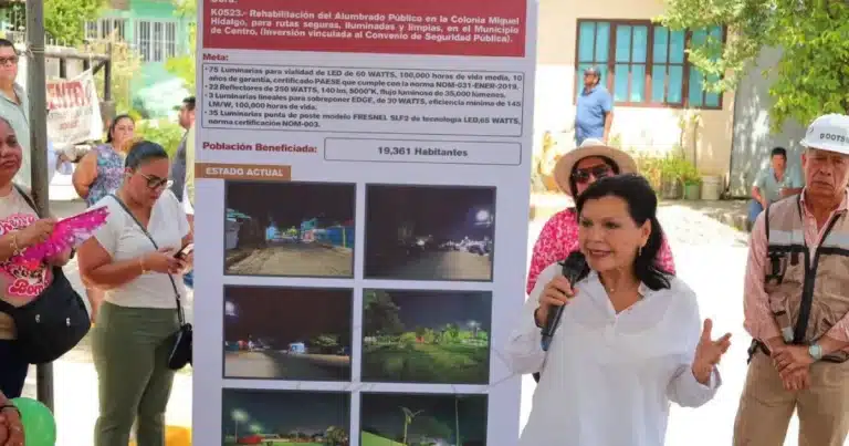 Inician obras de iluminación y pavimentación en diversas colonias