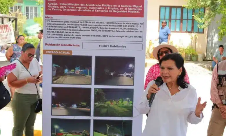 Inician obras de iluminación y pavimentación en diversas colonias